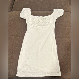 White Eyelet Dress NWOT